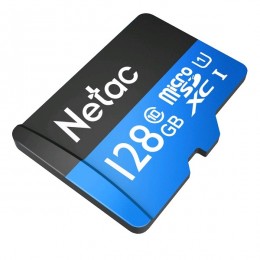 Карта памяти TransFlash 128Gb micro SDXC Netac Class 10 UHS-I U1 P500 Standard + адаптер [NT02P500STN-128G-R]