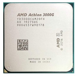 Центральный процессор AMD Athlon 3000G / 3.5 GHz, 2 cores, 4 threads, 4MB L3, Radeon Vega 3, 35W TDP, AM4, 14nm / YD3000C6M2OFH