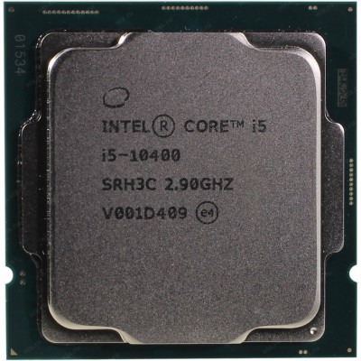 INTEL Core i5-10400 / 2.90-4.30 GHz, 6 cores, 12 threads, 12MB, UHD 630, 65W, LGA1200, 14nm, Comet Lake / CM8070104290715